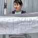 В Саратове россияне протестуют против вырубки парка с плакатами “Расстреливайте!!!”. ВИДЕО