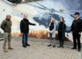 У Києві відкрили мурал "Металевий Птах" на честь чеської допомоги українській розвідці