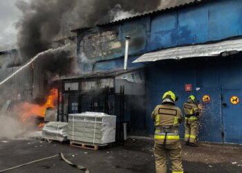 В Киеве произошел масштабный пожар. ФОТО
