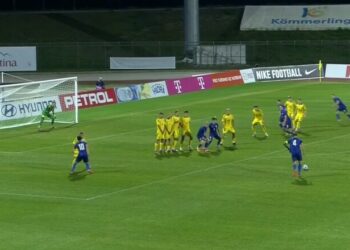 ВИДЕО. Добивание после штрафного. Украина U-21 пропустила гол от хорватов