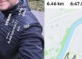 Бігун із Києва намалював новий маршрут «Мова» — до Дня української писемності