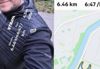 Бігун із Києва намалював новий маршрут «Мова» — до Дня української писемності