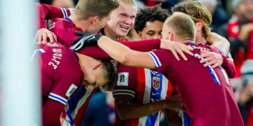 Норвегия – Эстония – 4:1. Как Холанд и Серлот оформили дубли. Видео голов