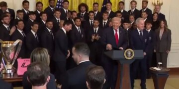 Трамп прийняв у Білому домі чемпіонів MLS "Інтер Маямі" та їхнього капітана Мессі