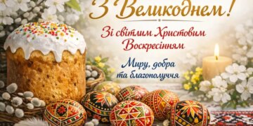 С Пасхой: поздравления и открытки на украинском языке