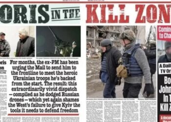 Ярость Бориса: Джонсон оказался в запорожских окопах и проклинал медлительность Запада. ФОТО