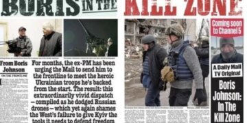 Ярость Бориса: Джонсон оказался в запорожских окопах и проклинал медлительность Запада. ФОТО