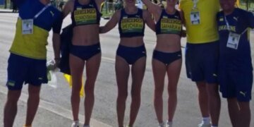 Збірна України перемогла у командному заліку чемпіонату світу зі спортивної ходьби в Бразилії