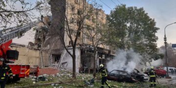 Взрывы в Черкассах: дроны упали в нескольких местах, есть пострадавшие