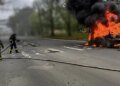 Обстріл Херсона 13 травня – росіяни вдарили по пожежному авто, постраждали двоє людей