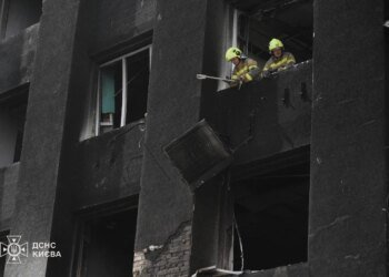 У Києві завершили аварійні роботи на місці удару в Шевченківському районі, кількість постраждалих зросла до 92