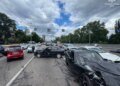У Києві сталася масштабна ДТП, ускладнено рух на вулиці Теліги