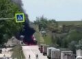 Выжженные трассы вокруг Мариуполя: украинские БПЛА парализовали военное снабжение оккупантов. ВИДЕО