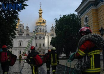Завершено роботи з консервації пошкодженого даху Києво-Печерської лаври – ДСНС