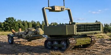 ЗСУ отримали новий наземний дрон Vepr для евакуації поранених (фото)