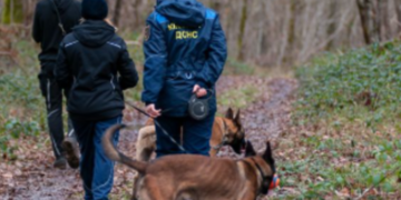 Десятки людей, шахеди і собаки: на Київщині тривала пошукова операція, – ФОТО