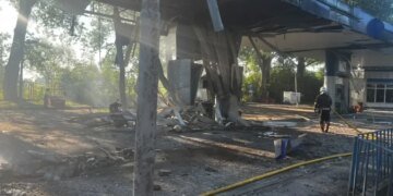 Россия атаковала АЗС в Житомирской области: есть пострадавший