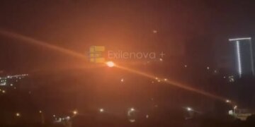 В Саратовской области РФ уничтожен стратегический бомбардировщик Ту-95. ВИДЕО