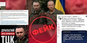 На головкома Драпатого розпочалася масована дезінформаційна атака – ЦПД