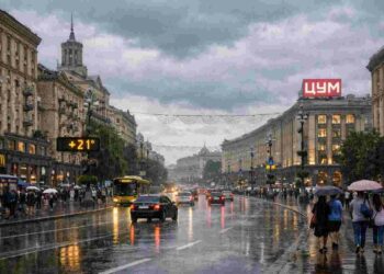 Прогноз погоди у Києві на 11 липня: хмарно з дощами