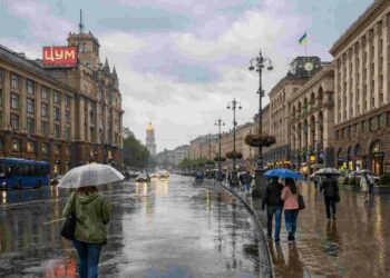 Прогноз погоди у Києві на 25 липня: комфортна температура та невеликі дощі