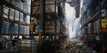 Росія б’є по складах АТБ і “Нової пошти”: чи чекати перебоїв з продуктами і доставкою