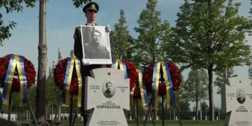 Через 88 лет после убийства в Роттердаме: в Украине перезахоронили прах Евгения Коновальца