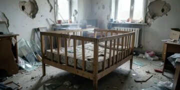 В Херсоне ударный дрон атаковал дом: попал в детскую кроватку с двухлетним ребенком