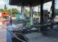 Россияне нанесли удар с помощью дрона по АЗС в Харькове