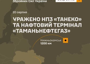 Генштаб підтвердив ураження НПЗ у татарстані: на території заводу виникла пожежа