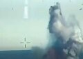 Румынские ВВС показали, как взорвали дрон в Черном море. ВИДЕО