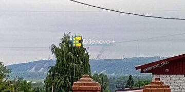 У рф фіксують пожежу на складі Ozon після атаки дронів у башкортостані
