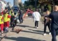 В Киеве автомобиль на скорости влетел в остановку с людьми, есть погибшие и травмированные (фото)