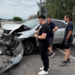 Автівку понесло вбік і розтрощило: в Києві співак Шумей потрапив у аварію, – ФОТО