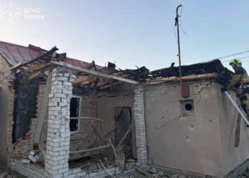 Руїни після вибухів: над Києвом “розірвало” ворожі об’єкти, – ФОТО