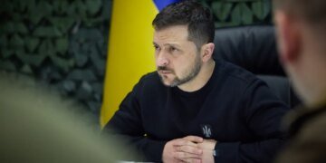 Російський дрон влучив у будівлю СБУ у центрі Києва, був направлений у кабінет керівника – Зеленський