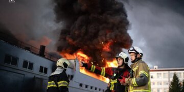 Взрывы в Киеве: ПВО отражает атаку реактивных дронов