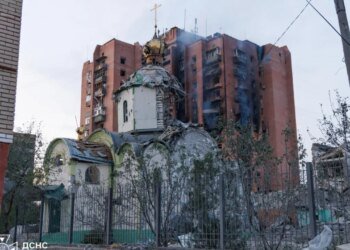 «Русский мир» пришел к храму: в Краматорске авиабомба повредила церковь и жилые дома. ФОТО