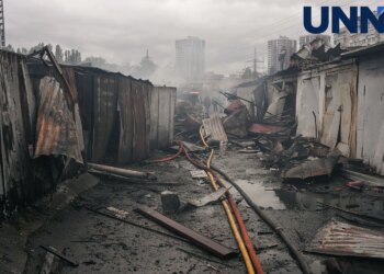 Атака рф на Київ 24 вересня: фото наслідків удару по гаражному кооперативу на Оболоні