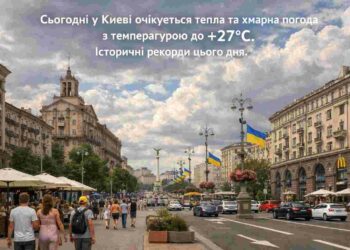 Прогноз погоди у Києві на 9 вересня: сонячний та теплий день