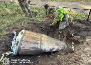 Вибухонебезпечний «подарунок» після атаки: біля будинків у Києві знайшли бойові частини