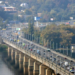 Київ у заторах: між Лівим і Правим берегами ввели обмеження, – ФОТО