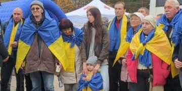 Эвакуированные жители Олешек пересекли границу Украины на Черниговщине, – Зеленский