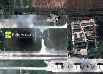 У мережі з'явилися супутникові знімки наслідків удару СБУ по аеродрому "Ханська" в Адигеї