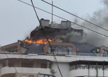 Российский дрон атаковал крышу многоэтажки в Одессе, ранен ребенок. ВИДЕО